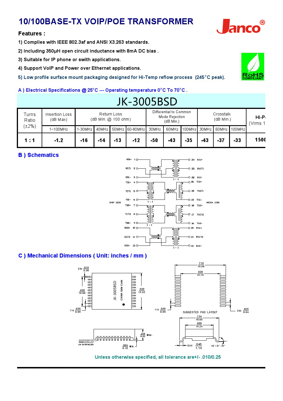 10-100 Base_T Dual Port